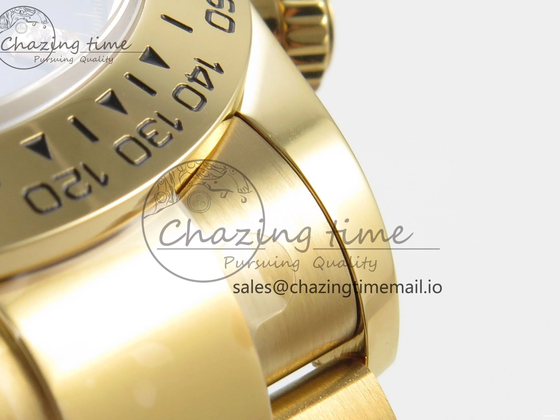 Clone Dial 1:1 YG Edition Daytona Bracelet Super Black Best DD4131 Diamonds YG 126508 on YG Clean 0307